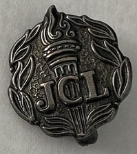 Vintage JCL National Junior Classical League Sterling Lapel Pin picture