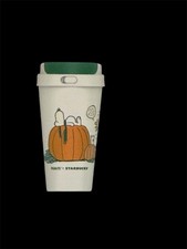 Starbucks x Snoopy Insulated The Great Pumpkin Hot Cup Peanuts Collaboration NEW picture