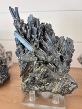 RARE Large Stibnite Crystal Cluster - Old Stock from Wuning Mine, China - 5.5