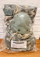 USGI Military Tactical Combat Knee Pads Pair, ACU Pattern, RFI Issue, Large NEW picture