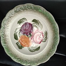 Ethnic wall plate Western Ukraine 1919-1937.  hand painted Czamanski Wloclawek 3 picture