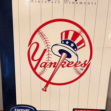 Forever New York Yankees 2004 Limited Edition Miniature Ornament Set, 9pc picture