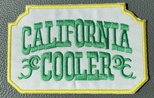 California Cooler Wine Cooler Vintage Style Retro Iron Sew One Patch Cap Hat picture