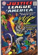 Justice League Of America 55 1967 DC Comics VG+ 4.5 Justice Society Wildcat picture