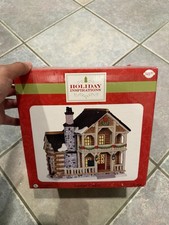 Holiday Inspirations Porcelain Lodge Cabin /w Box picture