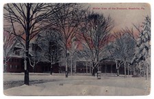 1901 Meadville PA Postcard Winter Snow View of the Diamond Square Crawford UDB picture