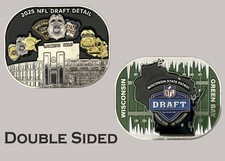 2025 NFL Draft Wisconsin State Patrol Lambeau Field Challenge Coin  J#36 picture