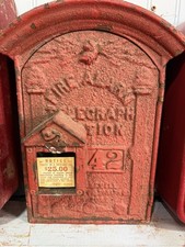 Gamewell Excelsior Fire Alarm Telegraph Box Pre 1900 Working Rare Antique picture