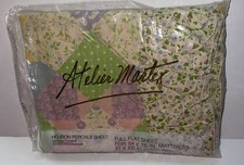 Vintage Atelier MARTEX Full Flat Sheet NOS Vanderbilt Flowers Quilt Pattern picture