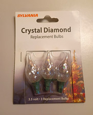 SYLVANIA Crystal Diamond Clear Crystal Replacement Bulbs 3.5V 3-Pack picture