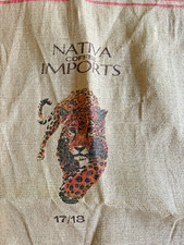 Authentic Burlap Jute Coffee Sack by Nativa Coffee Imports Jaguar/Expocaccer picture