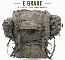 US MILITARY MOLLE II Large Rucksack Field Pack Frame Pouches ACU E-GRADE Surplus picture