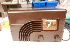 1947 Northern Electric Model 5000 “Baby Champ” Waterfall /Rainbow Radio. Tested picture