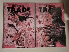 HERO TRADE: PROJECT CHIMERA (2025) #1+2 NM-/VF+ COMPLETE CVR A SET BAD IDEA picture