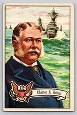 U.S. Presidents Chester A. Arthur #24 Vintage T. C. G. Non-Sport Card picture