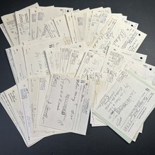 50 vintage handwritten pharmacy prescriptions. picture
