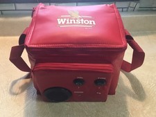Vintage Winston Cigarettes 6 Pack Cooler W/Working Built-in Radio TESTED WORKS picture