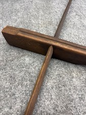 Vintage Montagnard Crossbow Art Carved Wooden Tribal Bow US Vietnam War Era 41” picture