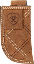ARIAT Men's Cross Stitched Vertical Leather Knife Sheath picture