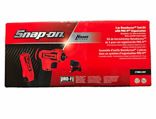 NEW Snap-on NanoAccess CTNN13KF 1/4 in 4V Impact Driver 2 pc Kit Battery Red picture