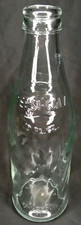 Vintage 1970s Soda Advertising Owens Illinois Pepsi Cola Glass Bottle picture