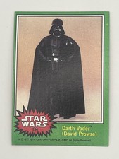 Darth Vader (David Prowse) - Star Wars Trading Card - 1977 - Green Border #254 picture