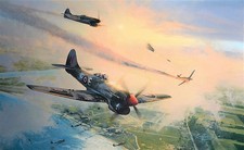 The Final Show by Robert Taylor art print signed by WW2 Hawker Tempest pilots picture