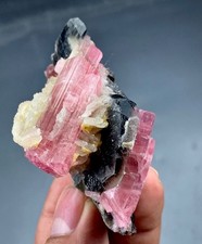 314 Carat Tourmaline pink with quartz crystal specimen from Afghanistan picture