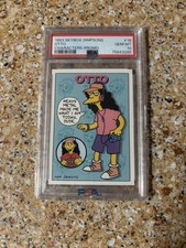 SkyBox 1993 The Simpsons Otto Promo Card #18 PSA 10 Non-Sport Trading Card picture