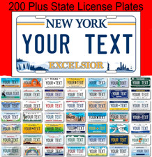 State License Plate Personalized With Your Text Car Novelty Plate Custom 200+ picture