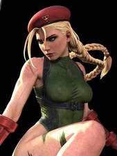 Cammy Fan Art  Resin Statue Pro Painted 1/6 Scale - Made To Order. picture