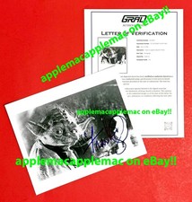 FRANK OZ SIGNED STAR WARS YODA 8x10 PHOTO WITH GRAD AUTHENTICATION CERTIFICATE picture