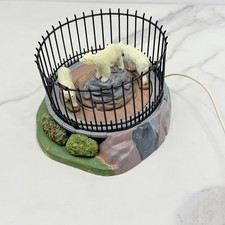 Lemax Polar Bear Cage #84848  Zoo Carnival Village picture