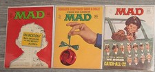 3 Vintage Mad Magazines No 130 Oct 69, 132 Jan 70, 141 March 71 In Bags  picture