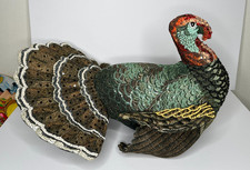 Beaded Turkey Novelty Plush Pillow John Derian Target Thanksgiving 2024 picture