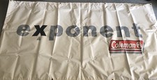 COLEMAN EXPONENT BANNER LANTERN STOVE 229 442 550 SALES FLAG DISPLAYED picture