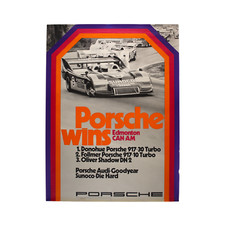 Original 1973 Porsche 917-30 Can-Am Poster  picture