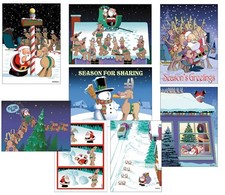 Assortment Pack of 24 Funny Christmas Cards - Assorted Holiday Cards - Humor -85 picture