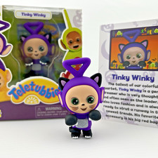 Cheebee Teletubbies 🎃 Halloween Tinky Winky as Cat 🐈‍⬛ - NIB Collectible picture