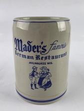 VTG MADER'S Famous German Restaurant .5L Stein Milwaukee Wisconsin picture