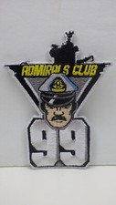 G I Joe custom Admiral's club 3 inch patch USS Flagg Keel Haul Aircraft Carrier picture