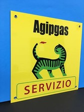 Vintage Rare Italian Agip oil Servizio Reproduction Sign Alfa Fiat garage sign picture