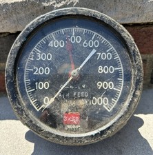 Vintage Ashcroft 1000 psi Steam Heat Gauge 5 1/2” inch 12545003 Cutter Bibb CG picture