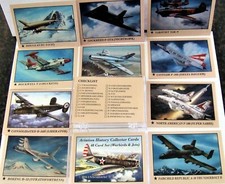 The Complete 48 Card Set of Aviation History Educational Collector Cards. picture