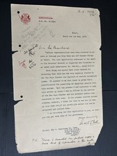 India 1937 Sikar State crested letter picture