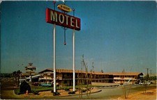  Postcard Hi-Desert Motel & Denny's Route 66 Victorville CA California     E-681 picture