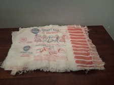Vintage Original Swift's Premium County Fair Pure Pork Sausage Advertising Linen picture