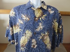 New Vintage HILO HATTIE Hawaiian Shirt Original Pineapple Size Extra Large XL picture