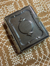 1800's Photo Album with 29  Tintypes And CDV's All identified, New Paris, Ohio picture
