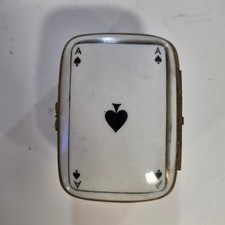 Vtg 1964 Tiffany Co Private Stock Le Tallec French Porcelain Ace of Spades Box picture